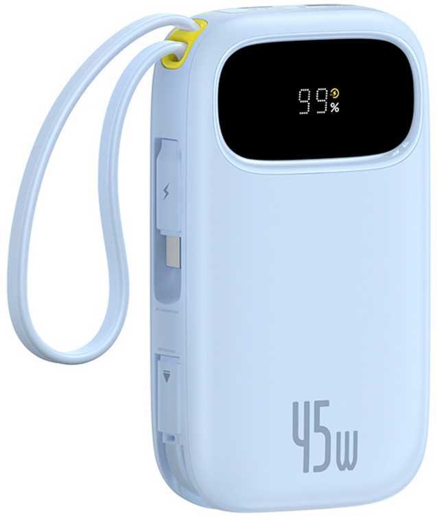 Baseus EnerFill FC31 QPow3 20000 mAh USB-C Lightning 45W mėlyna