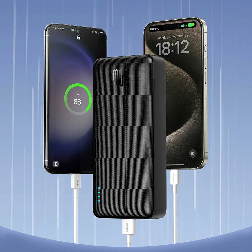 Baseus Airpow 20000mAh 20W maitinimo blokas (juodas)
