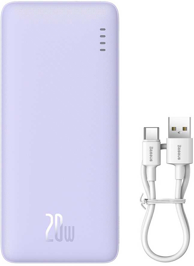 Baseus Airpow 20000mAh 20W maitinimo blokas (violetinė)