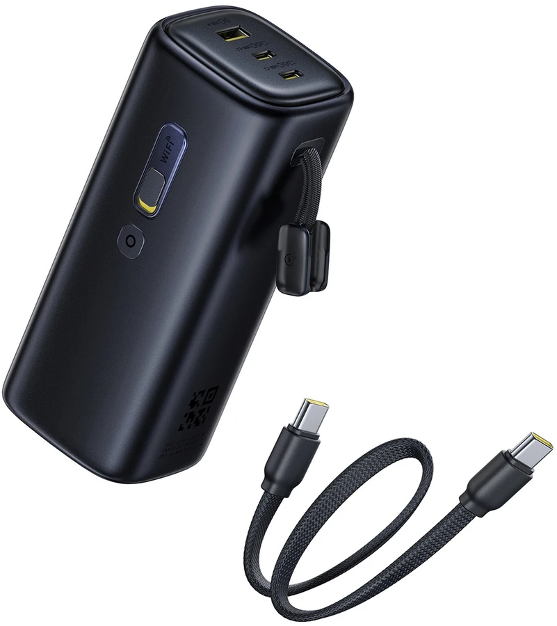 Baseus EnerGeek GX11 MiFi su funkcija Wi-Fi 20000 mAh 67W juoda