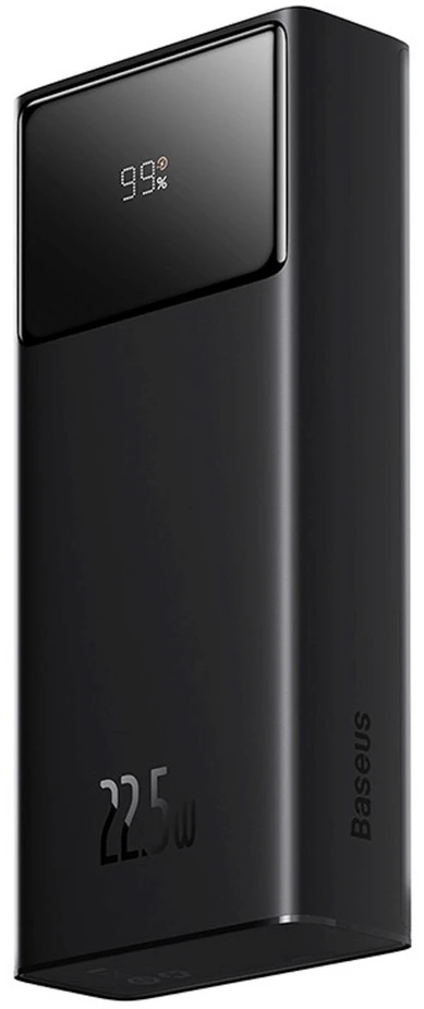 LiPo išorinis akumuliatorius (Powerbank) 20000mAh 22.5W su PD3.0 QC3.0 2xUSB + USB C Star-lord juodas BASEUS