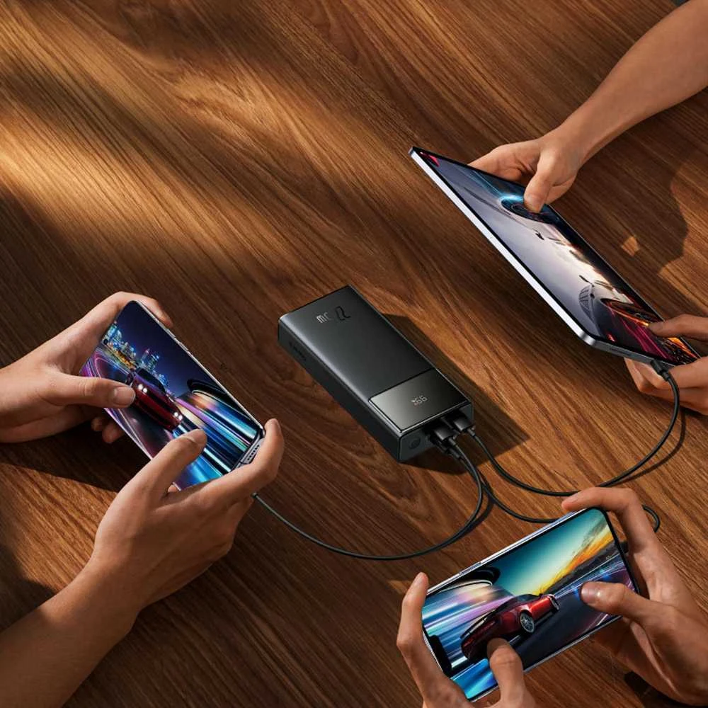 Baseus EnerFill 22.5W Powerbank 30000mAh Cosmic Juodas