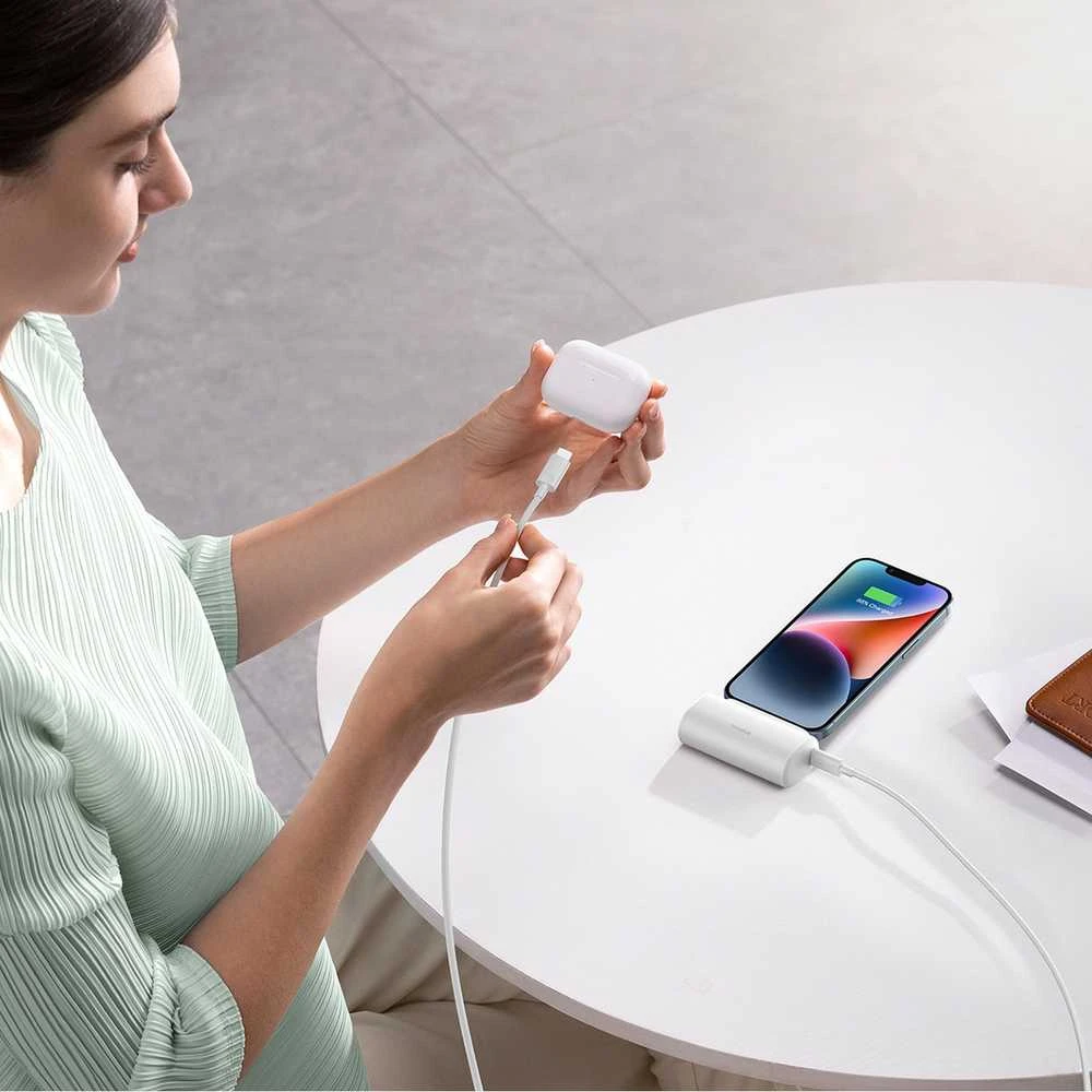 Powerbank OS-Baseus Compact IP 5000mAh 20W (baltas)
