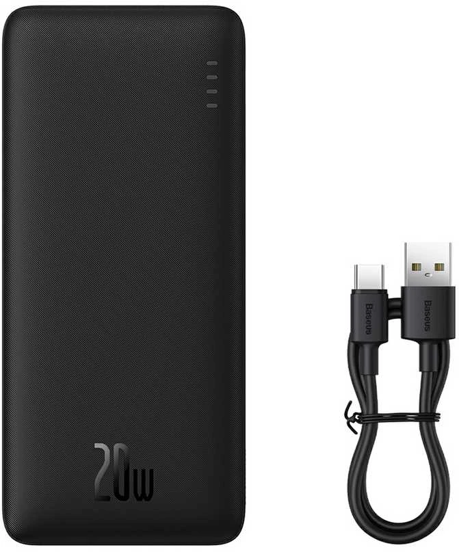 Baseus Airpow 10000mAh 20W maitinimo blokas (juodas)
