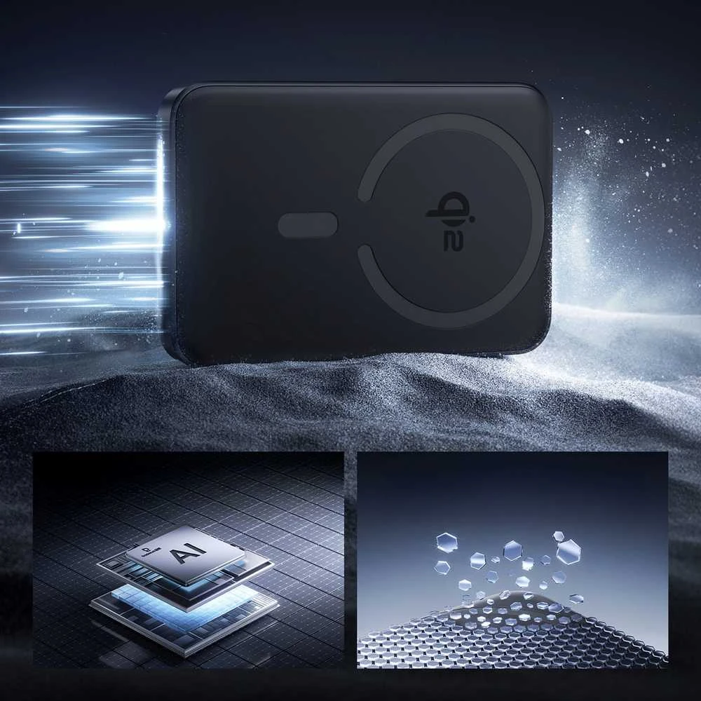 Baseus EnerFill FM12 Qi2 MagSafe 10000 mAh 22.5W juoda