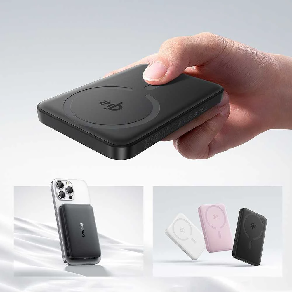 Baseus EnerFill FM12 Qi2 MagSafe 10000 mAh 22.5W juoda