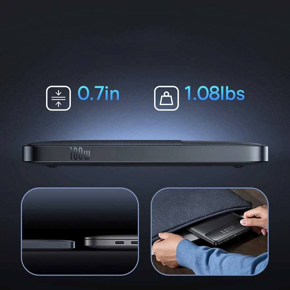 Baseus Blade H1 20000 mAh 100W juoda
