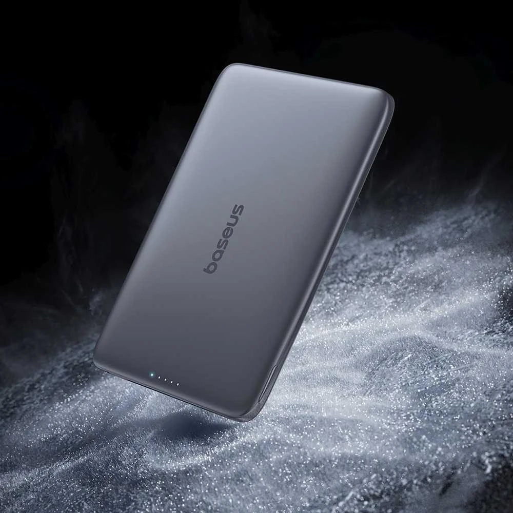 Baseus PicoGo AM41 ultra-slim magnetic 5000 mAh 20W pilka