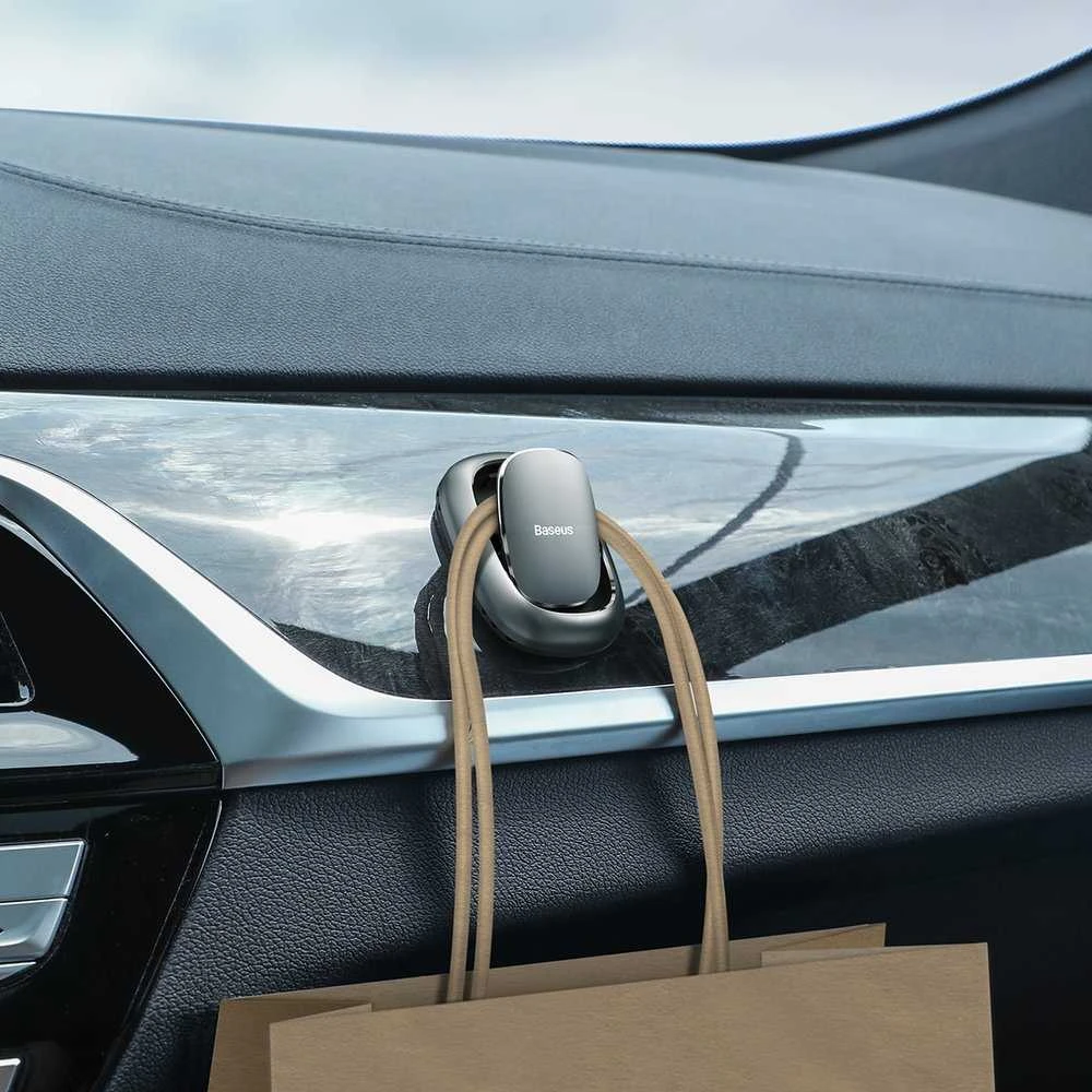 Baseus lipnus laikiklis pakabukui automobiliui ant sienos rutulinis - Rinkinys 2vnt.