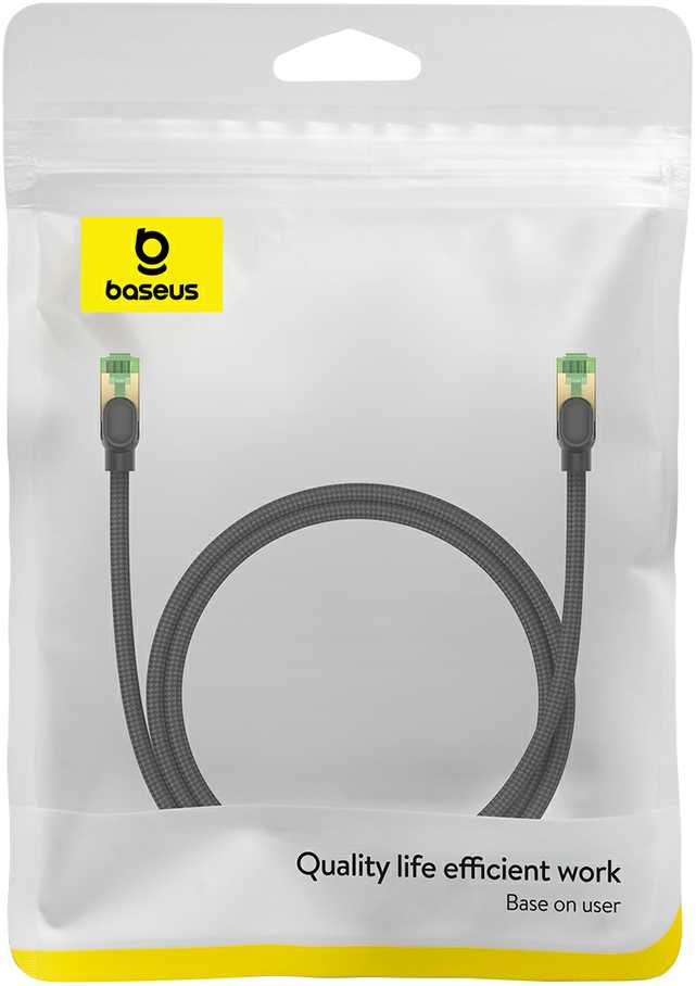 Pintas tinklo kabelis cat8 Baseus Ethernet RJ45 40Gbps 1m