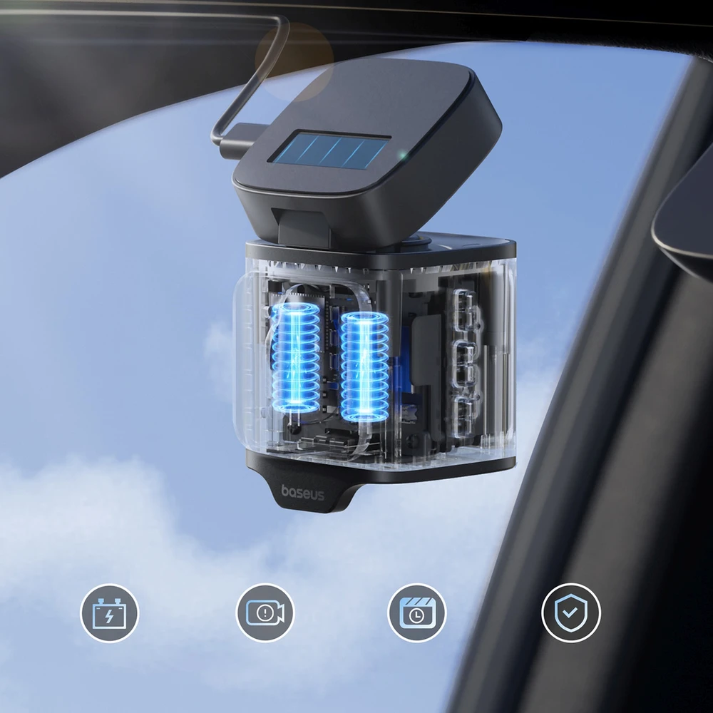 Baseus PrimeTrip VD1 Pro 4K Car DVR - juoda