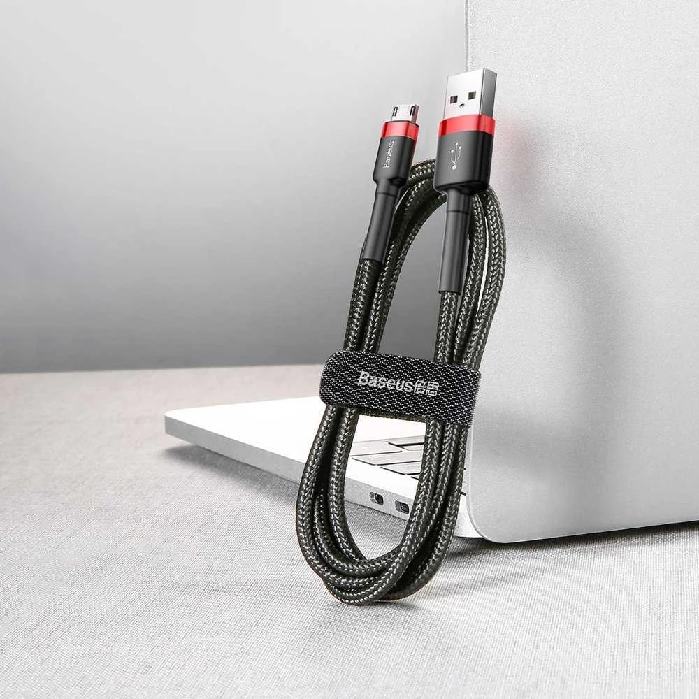 Baseus USB MicroUSB pakrovimo laidas | 1,5A/2m