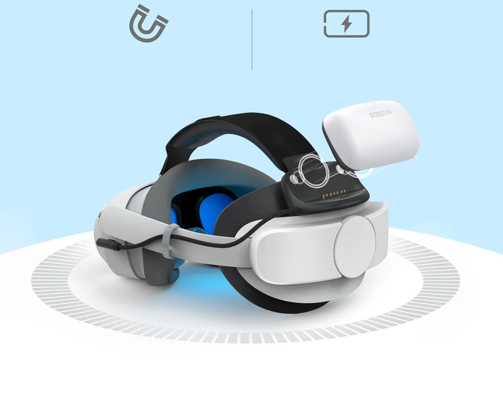 BOBOVR P4U Baterija Relief Strap for Pico 4 Ultra/Ultra Enterprise [10000mAh].