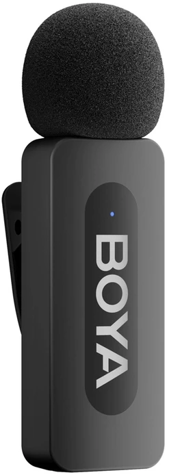 Mikrofonas BOYA BY-V10 V2.0 belaidis 2.4GHz - juoda