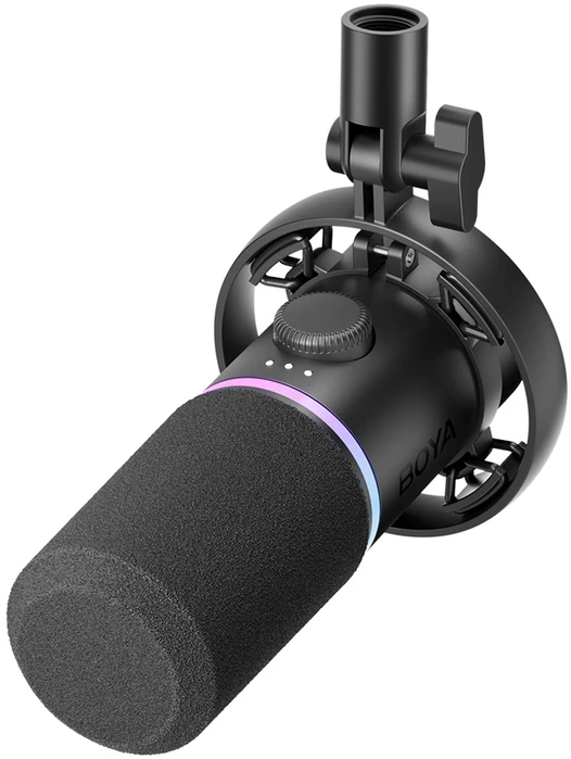 BOYA CastMic S60 laidinis dinaminis žaidimų mikrofonas USB XLR - Juodas