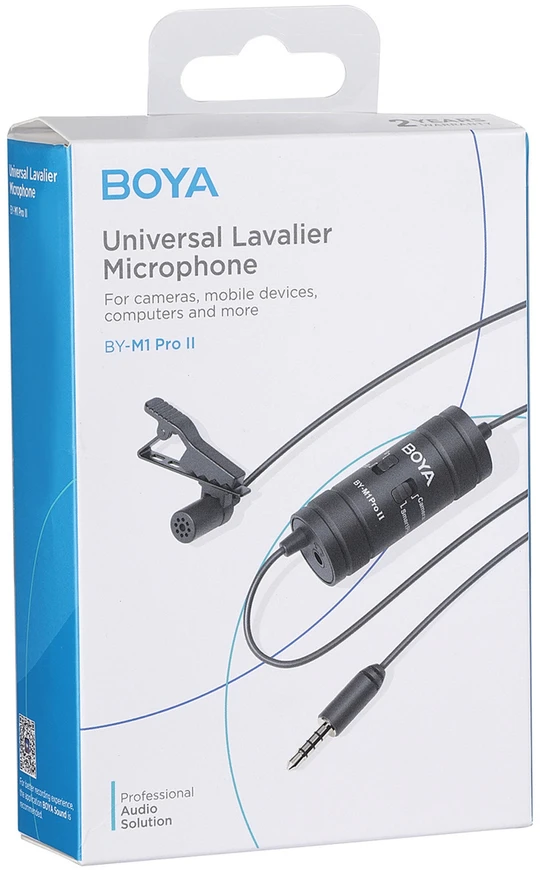 Boya BY-M1 Pro II Lavalier mikrofonas