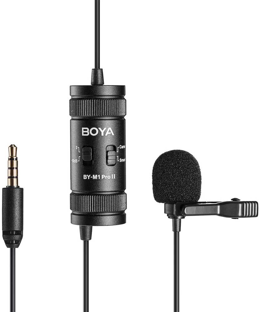 Boya BY-M1 Pro II Lavalier mikrofonas