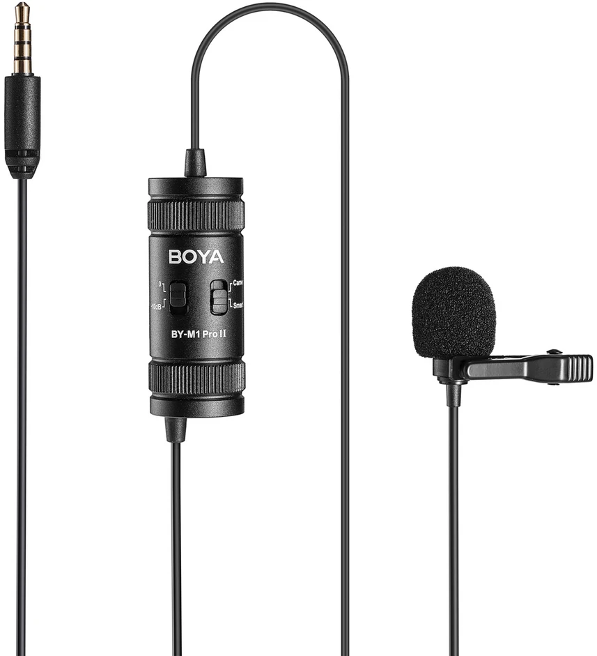 Boya BY-M1 Pro II Lavalier mikrofonas