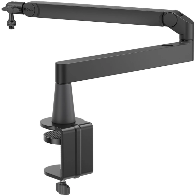 BOYA MIC ARM LP žemo profilio mikrofono laikiklis su spaustuku - juodas