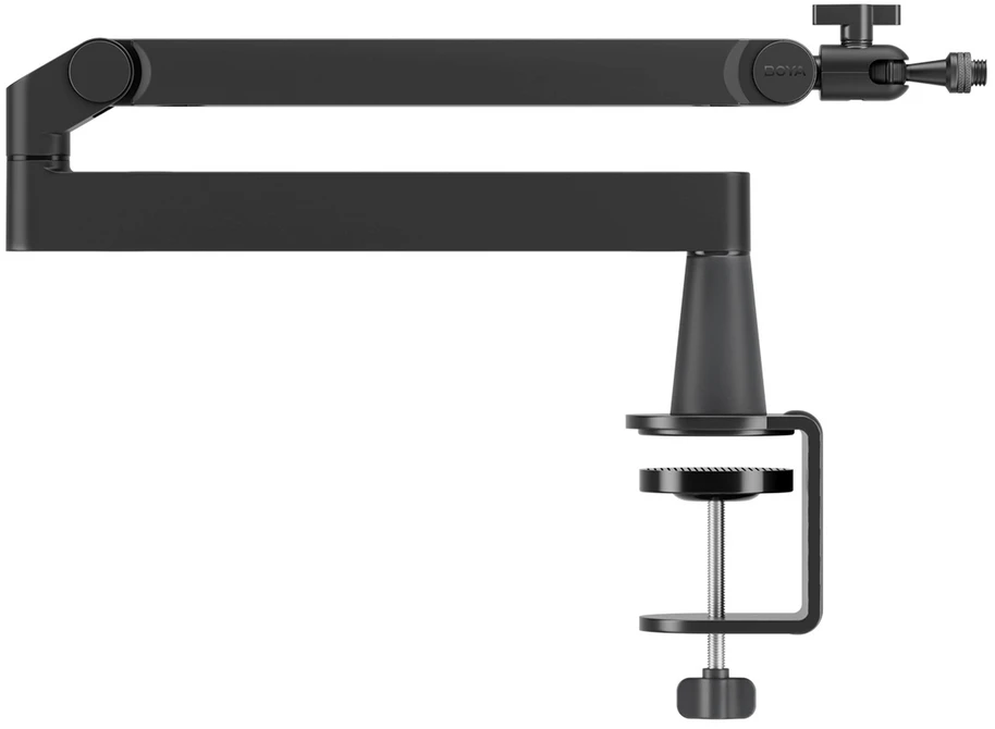 BOYA MIC ARM LP žemo profilio mikrofono laikiklis su spaustuku - juodas