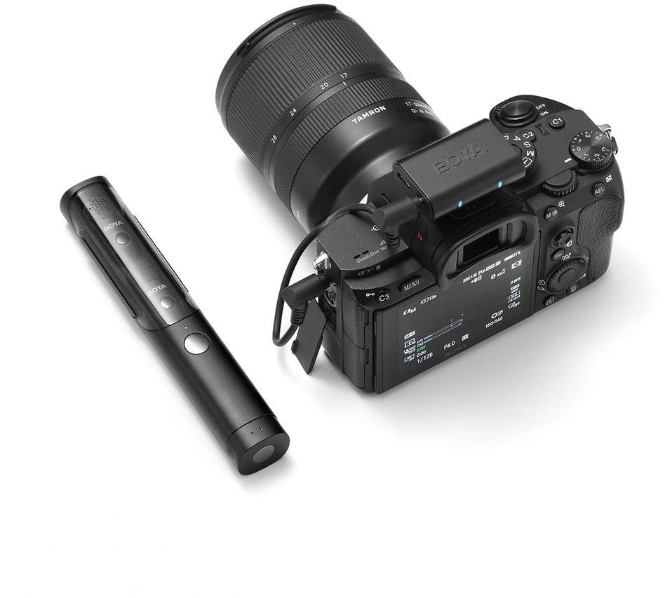 Mikrofonas BOYA MAGIC-05 belaidis 2.4GHz USB-C - juoda