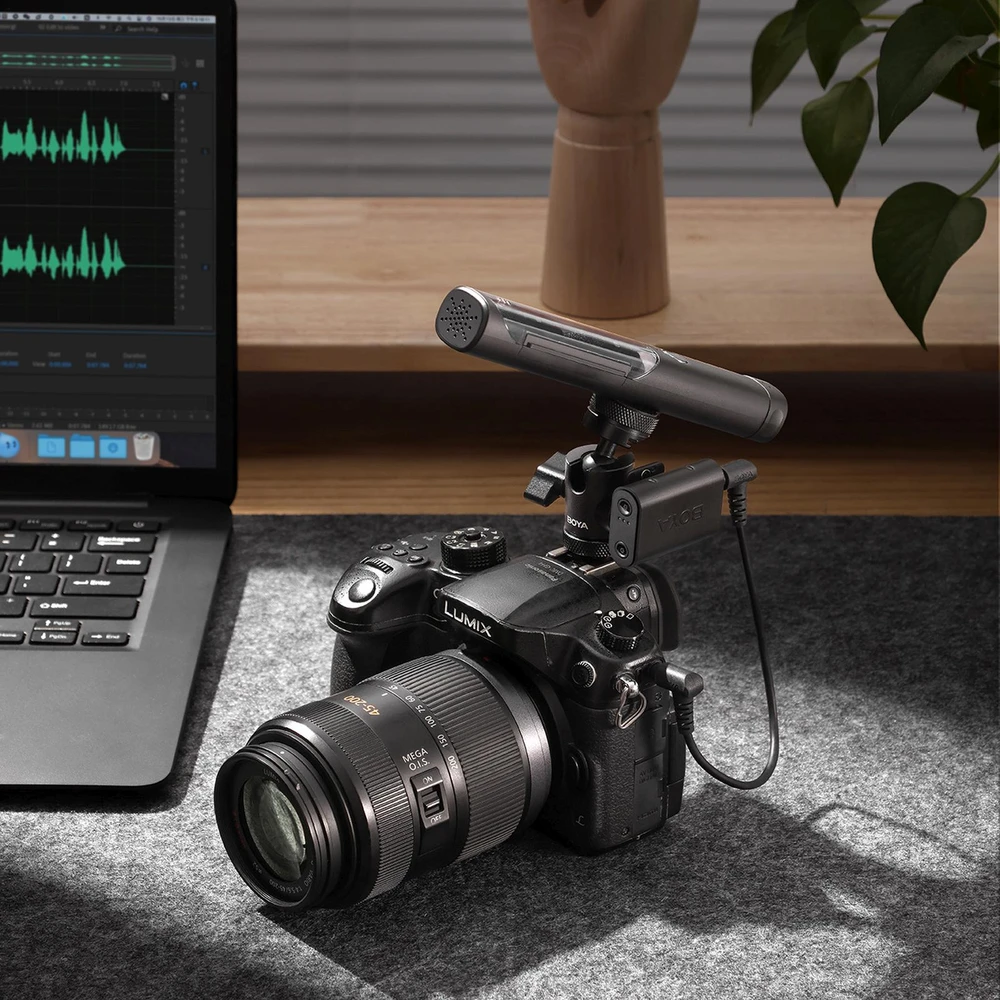 Mikrofonas BOYA MAGIC-02 belaidis 2.4GHz USB-C - juoda