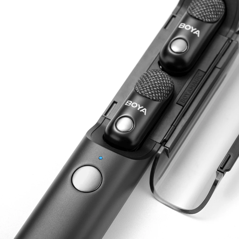 Mikrofonas BOYA MAGIC-03 belaidis 2.4GHz USB-C - juoda
