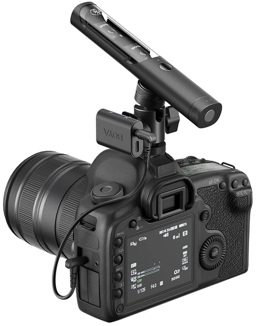 Mikrofonas BOYA MAGIC-02 belaidis 2.4GHz USB-C - juoda