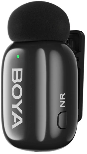 Mikrofony BOYA mini 2-02 belaidės 2.4GHz USB-C - juoda