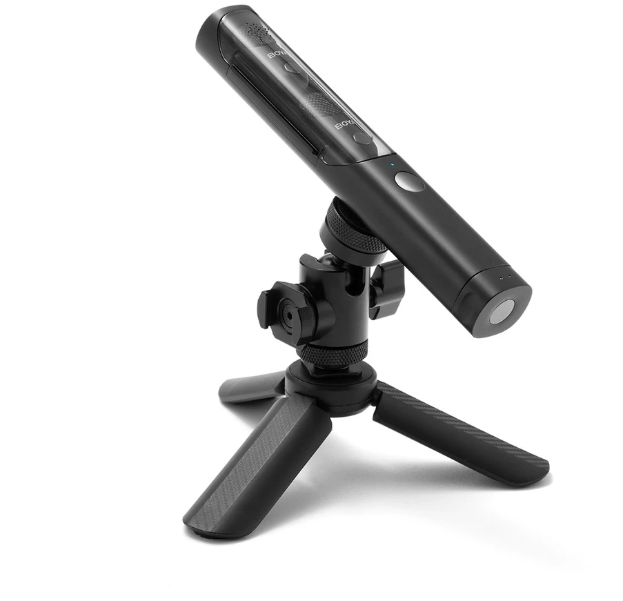 Mikrofonas BOYA MAGIC-02 belaidis 2.4GHz USB-C - juoda