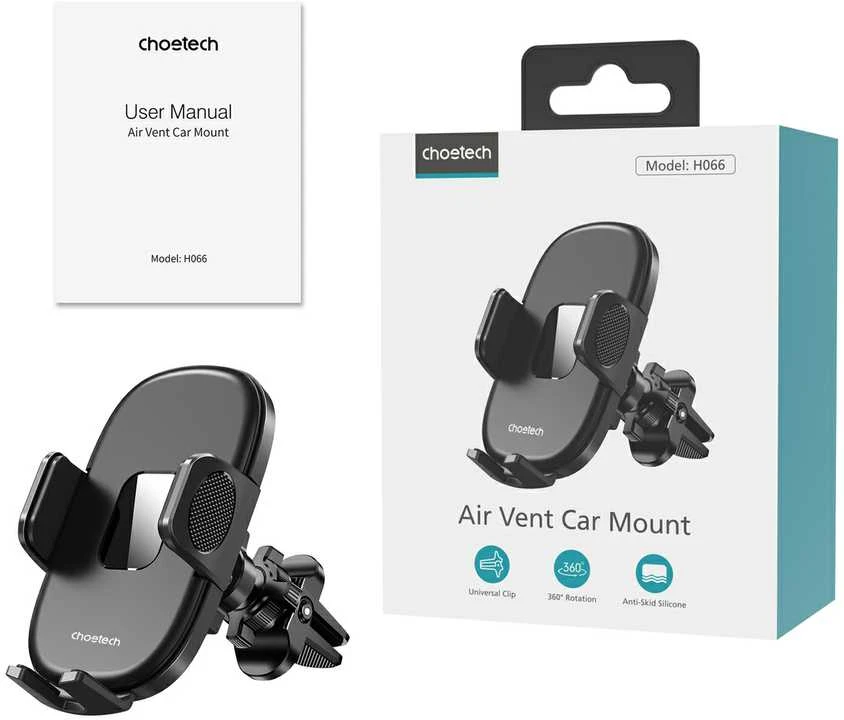 Magnetinis automobilio laikiklis Choetech H066 (juodas)