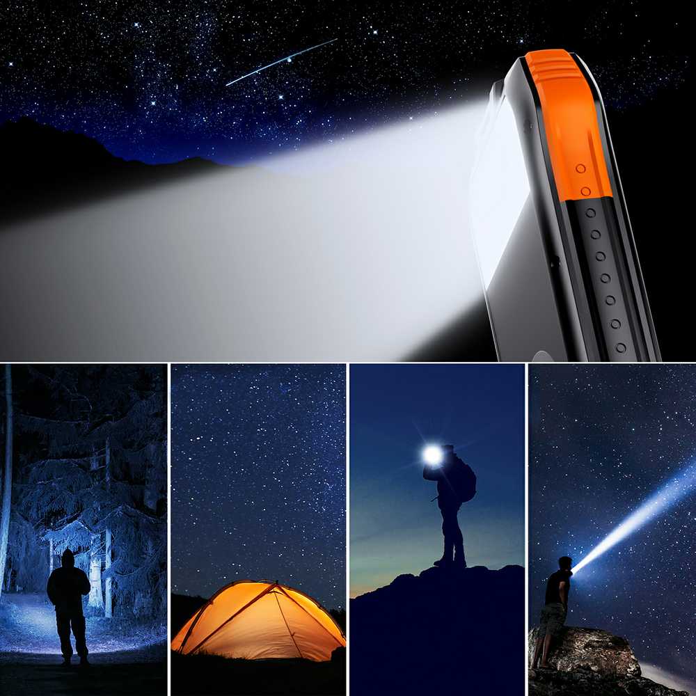 Išorinė baterija su saulės įkrovimu CHOETECH, 10000mAh, 2xUSB