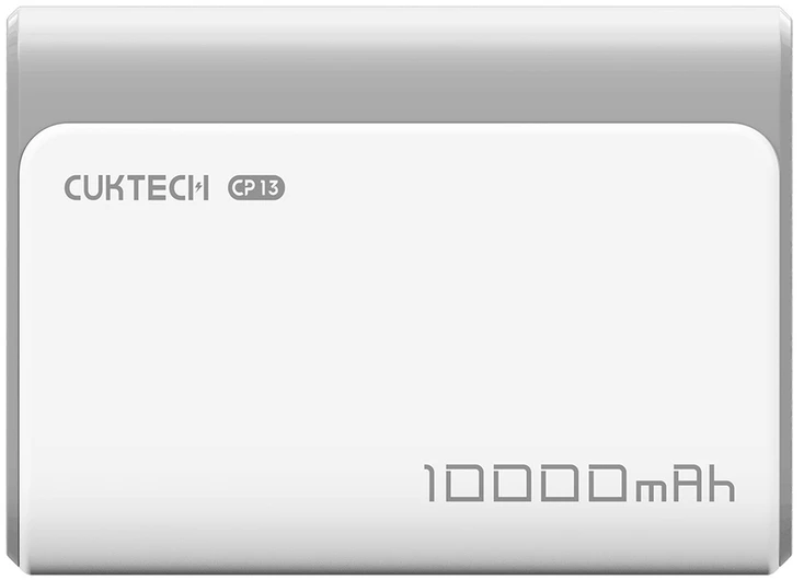 CUKTECH 30W 10000mAh išorinė baterija 1C1A - CP13 - pilka spalva