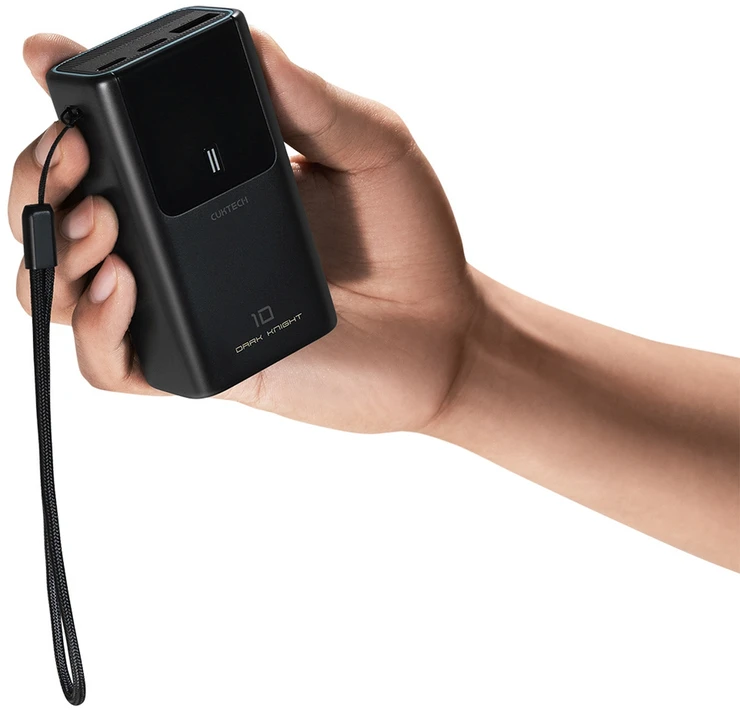 Cuktech PB1055 55W 10000mAh išorinė baterija – pilka