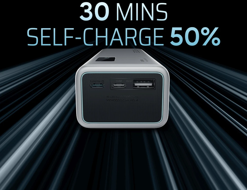 Cuktech P+Series No. 15 Powerbank 150W 20000mAh - Gray