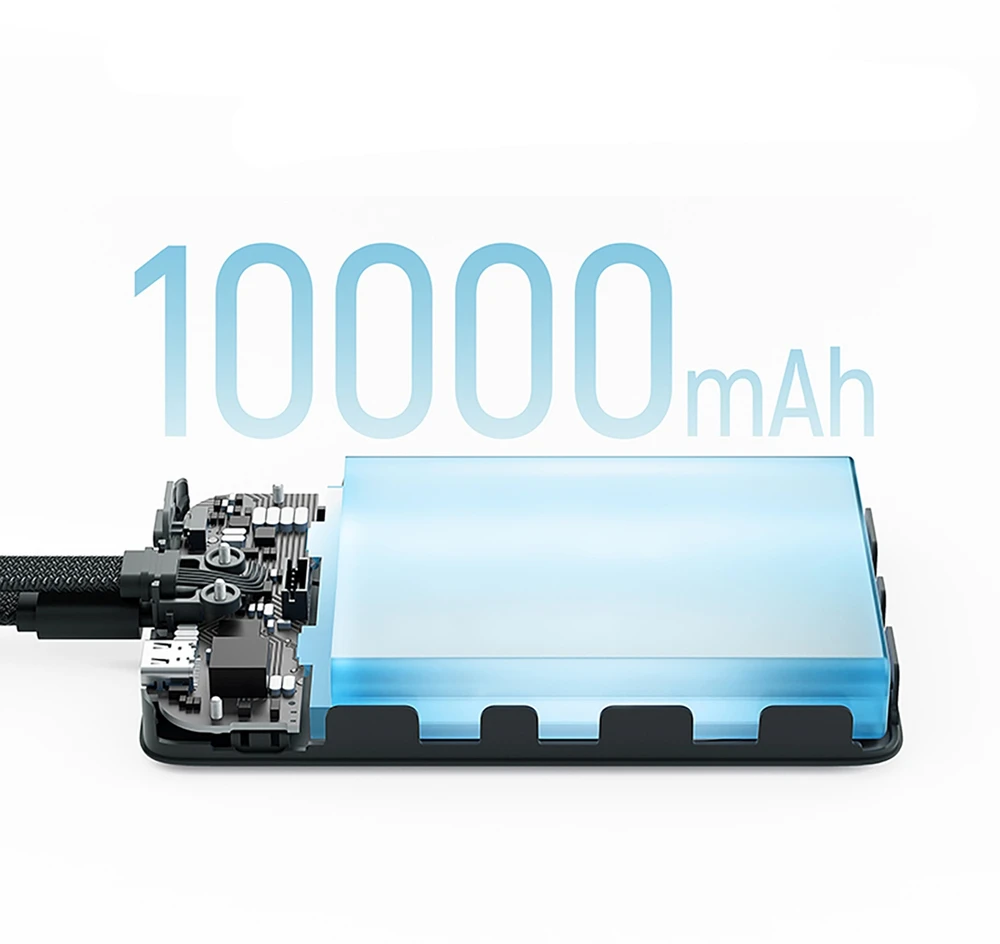 Cuktech CP132ML 10000 mAh magnetinė išorinė baterija - Baltas