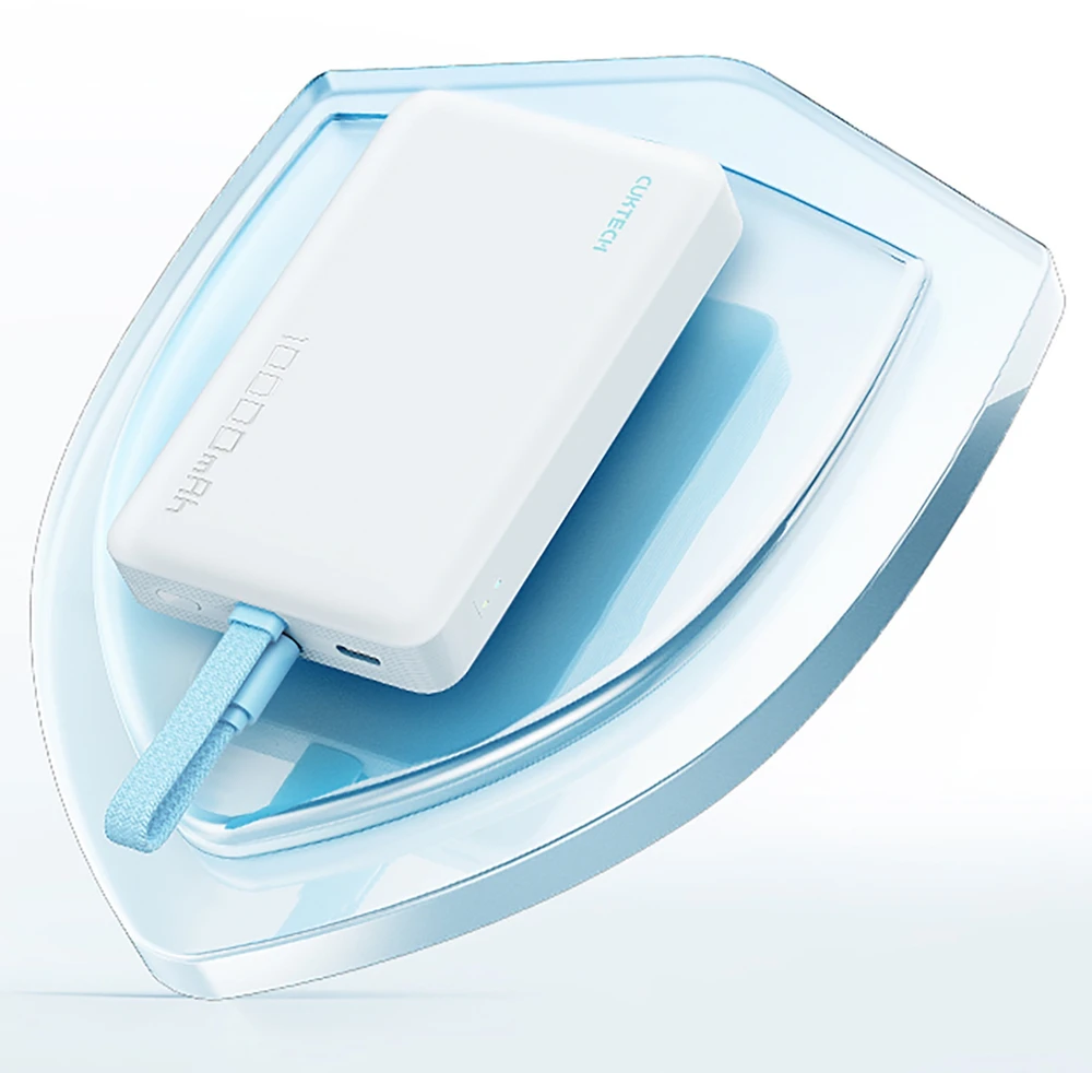Cuktech CP132ML 10000 mAh magnetinė išorinė baterija - Baltas