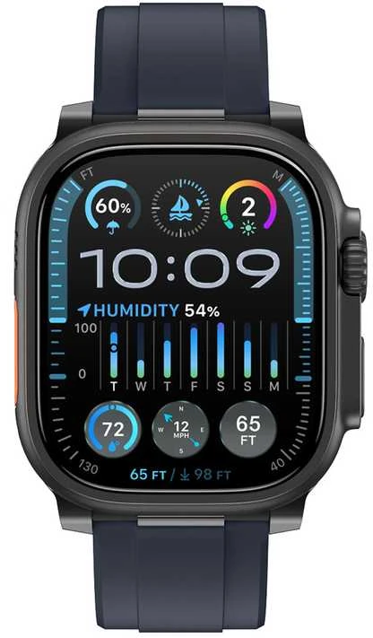 „AmazingThing Radix“ stiklinis ekrano apsauginis dėklas, skirtas „Apple Watch Uitra 3“ (49 mm)