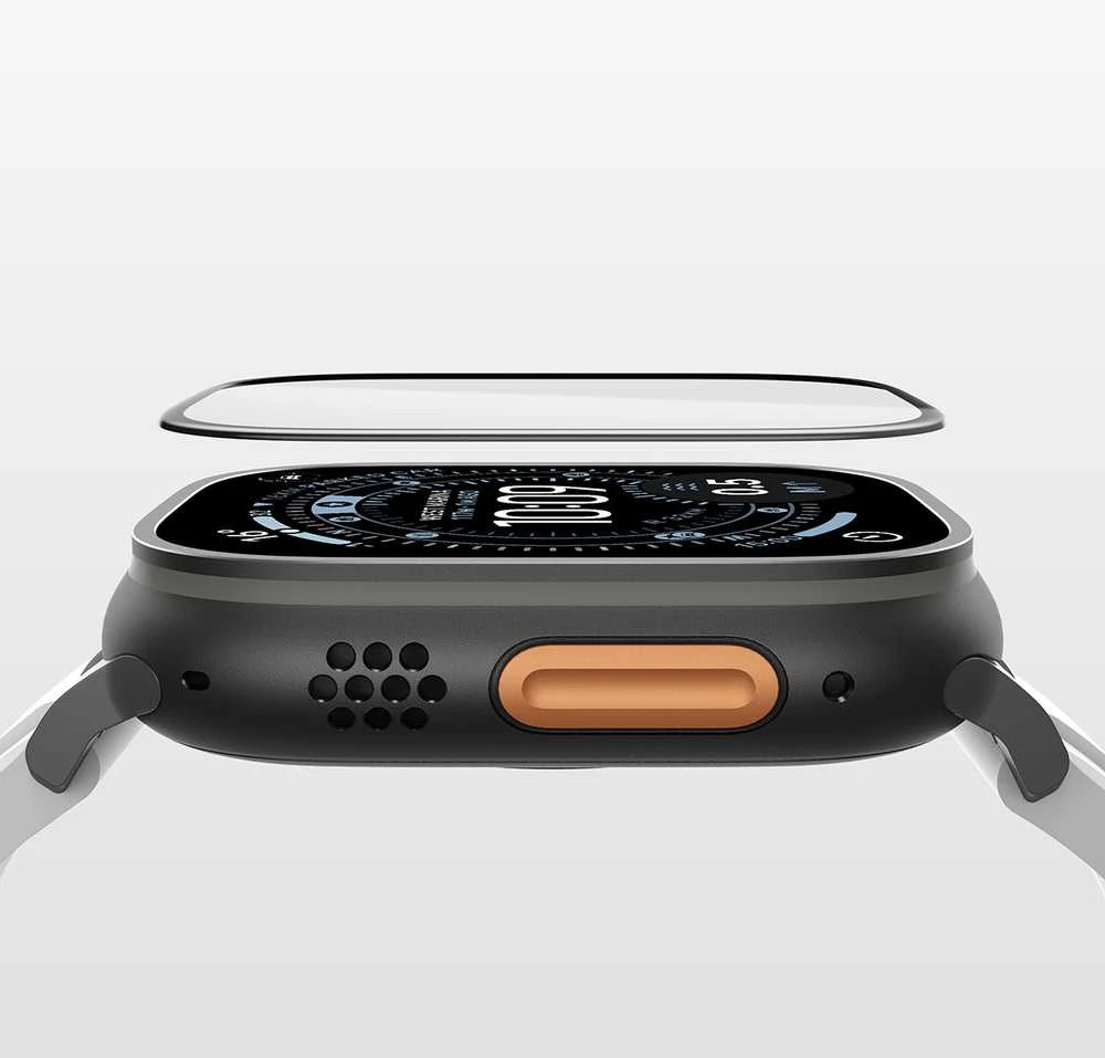 „AmazingThing Radix“ stiklinis ekrano apsauginis dėklas, skirtas „Apple Watch Uitra 3“ (49 mm)