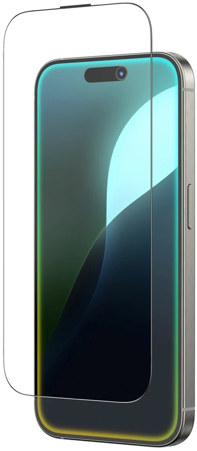 „AmazingThing“ titano matinis grūdintas stiklas, skirtas „iPhone 16 Pro Max“.