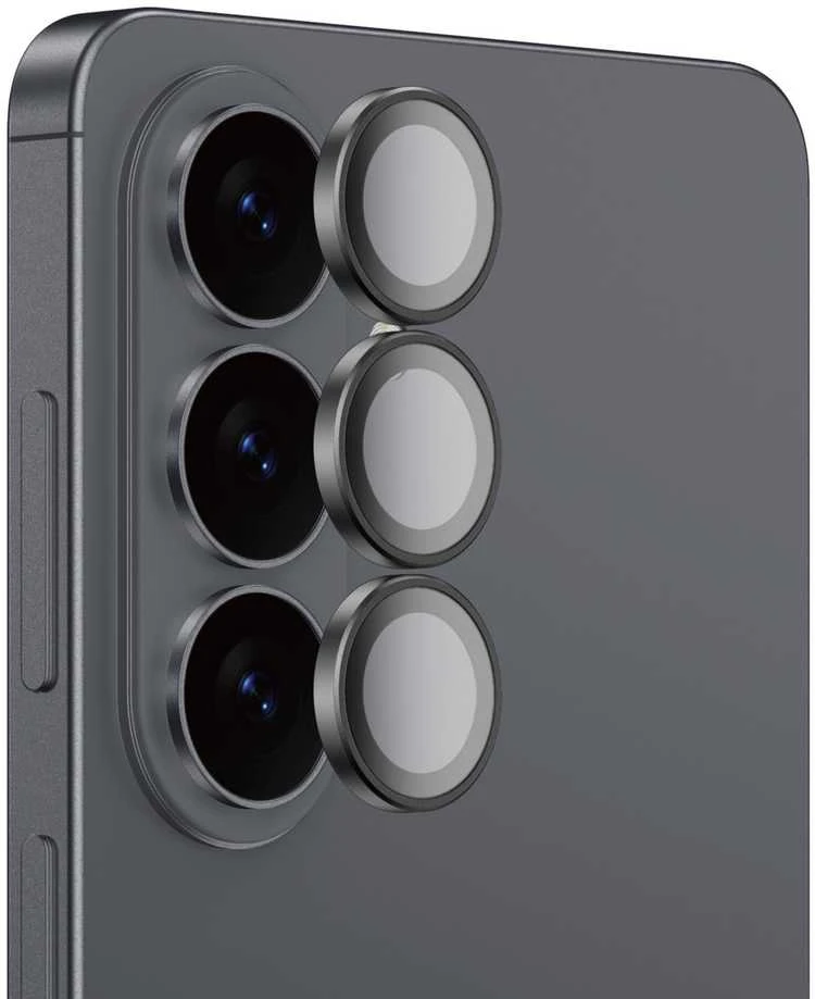 AmazingThing Radix AR Lens Apsauginis stiklas skirtas Samsung S26 Camera Island – Juodas