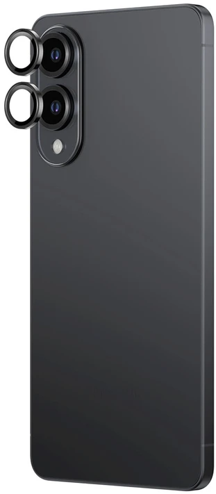 AmazingThing Sapphire Radix AR Lens Glass skirtas Samsung S25 Edge Camera Lens – Juodas