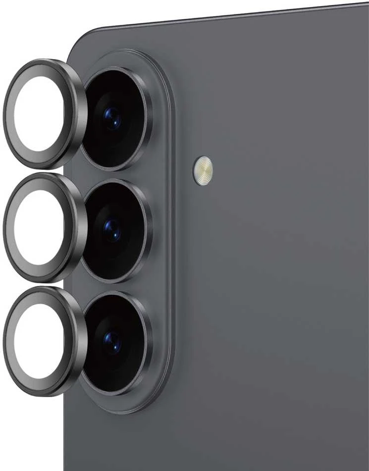 AmazingThing Radix AR Lens Apsauginis stiklas skirtas Samsung S26 Camera Island – Juodas