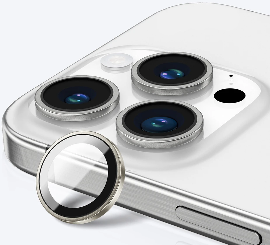 AmazingThing AR 3 Lens Glass Full Clear Apsauginis stiklas skirtas Apple iPhone 16 Pro / 16 Pro Max – Transparent