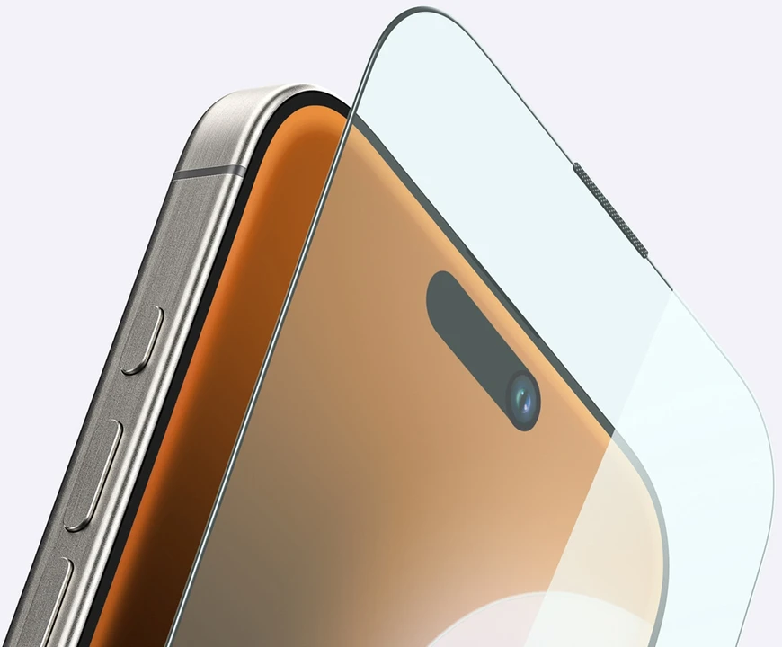 „AmazingThing Titan Max“ grūdintas stiklas, skirtas „iPhone 16 Pro“