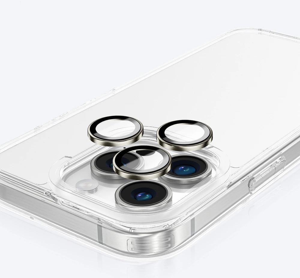 AmazingThing AR 3 Lens Glass Full Clear Apsauginis stiklas skirtas Apple iPhone 16 Pro / 16 Pro Max – Transparent