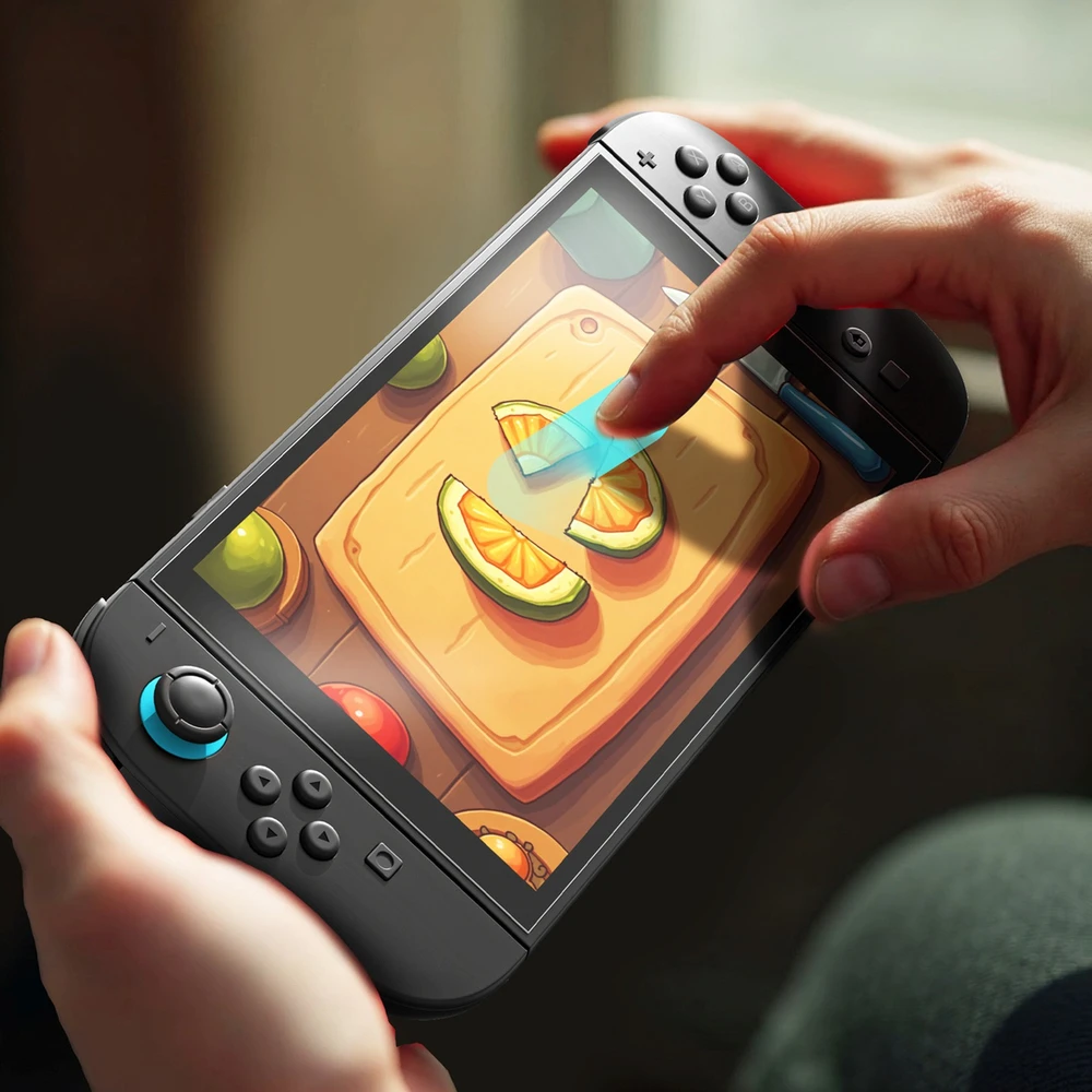 AmazingThing Radix Full Glass Apsauginis stiklas skirtas Nintendo Switch 2 (2 vnt)