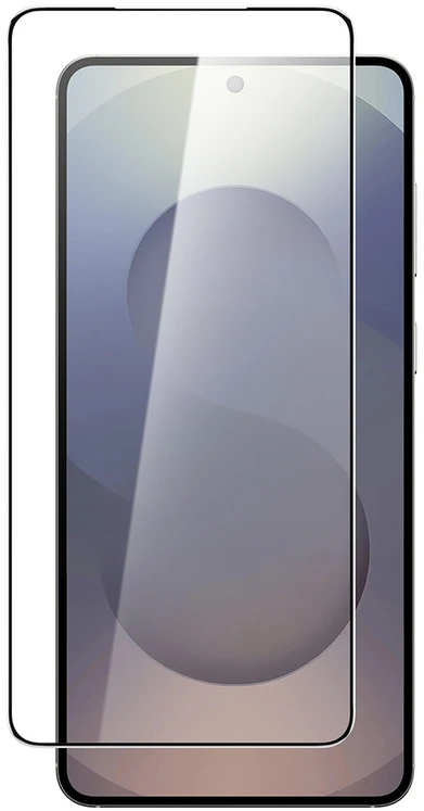 AmazingThing Radix Full Glass Apsauginis stiklas with Juodas Frame skirtas Samsung S25 Edge