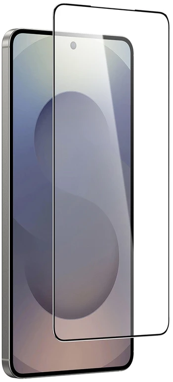 AmazingThing Radix Full Glass Apsauginis stiklas with Juodas Frame skirtas Samsung S25 Edge