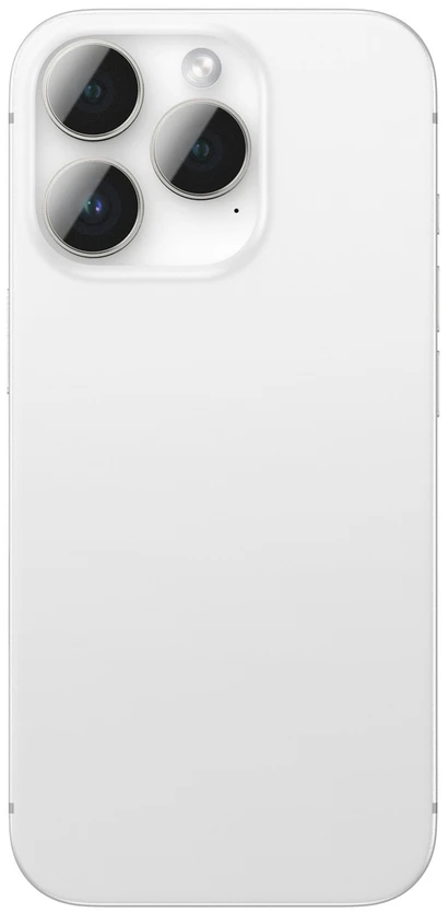 „AmazingThing AR“ aliuminio 3 objektyvų stiklas su kameros objektyvo rėmeliu, skirtas „iPhone 16 Pro“ / „16 Pro Max“ – „Sidabrinis“